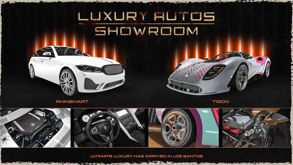 Luxury Autos - Übermacht Rhinehart i Lampadati Tigon