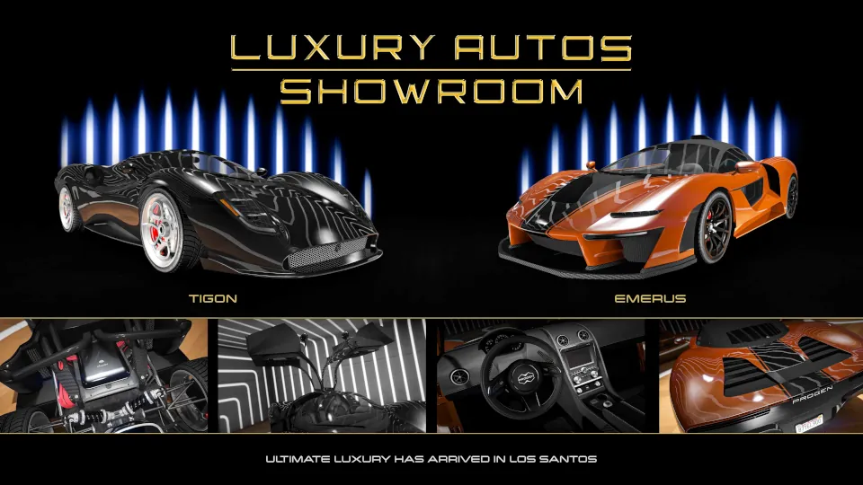 Luxury Autos - Lampadati Tigon i Progen Emerus