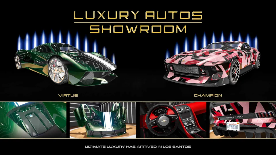 Luxury Autos - Ocelot Virtue i Dewbauchee Champion