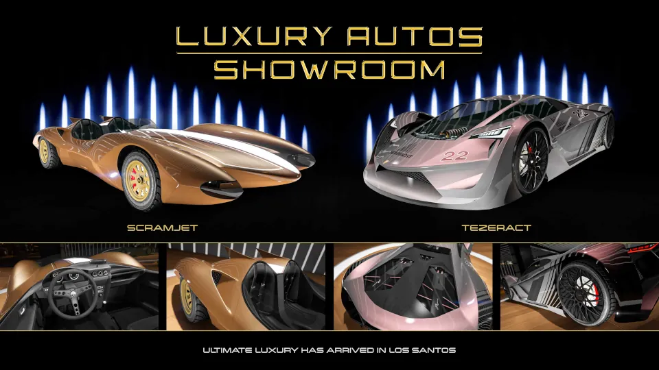 Luxury Autos - Declasse Scramjet i Pegassi Tezeract
