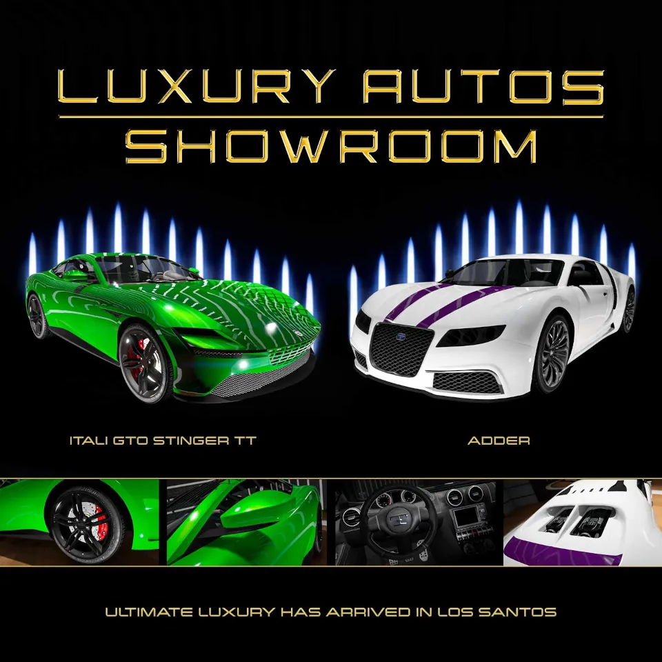 Luxury Autos - Grotti Itali GTO Stinger TT i Truffade Adder