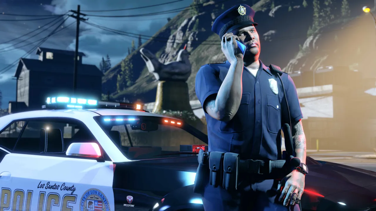 Policjant Vincent Effenburger w GTA Online