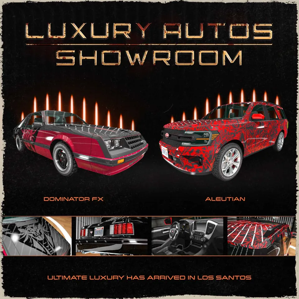 Luxury Autos - Vapid Aleutian i Vapid Dominator FX