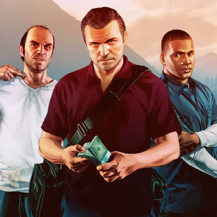 Protagoniści GTA V: Michael De Santa, Trevor Philips i Franklin Clinton
