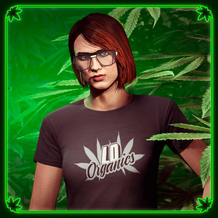 Czarna koszulka LD Organics